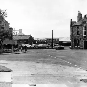 The junction of Bridge Street and Wellington Street, Blyth. 8th June 1973 The junction of Bridge Street and Wellington Street, Blyth. 8th June 1973