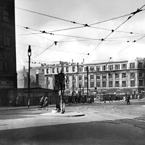 The junction of Liverpools Church and Parker streets. Circa 1935