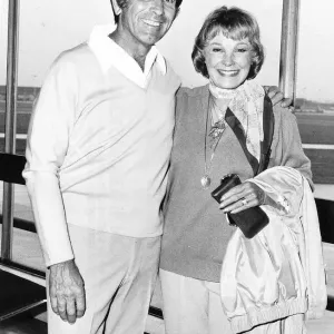 June Allyson with Husband at Heathrow Airport Print (00144)