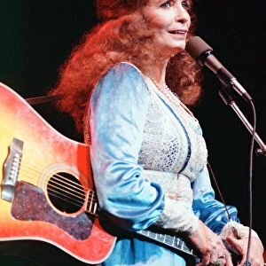 June Carter Cash performs during Johnny Cash, in concert at the Royal Albert Hall, London