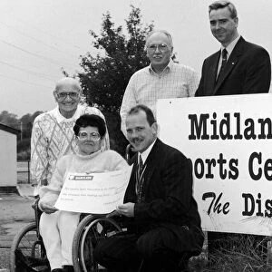 June Peer and Len Tassker (left) of the Coventry Sports Association for the Disabled