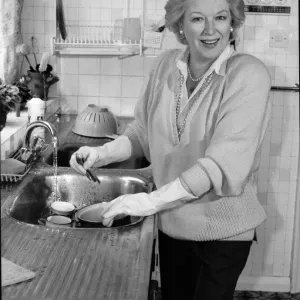 June Whitfield at Home in Wimbledon Print, 1987 June Whitfield at Home in Wimbledon Print, 1987
