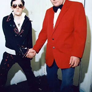 Junior Elvis and Jarrow Elvis aka Joe Allen. 1990s