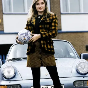 Karen Brady managing director of Birmingham City football club, circa 1993 Karen Brady managing director of Birmingham City football club, circa 1993