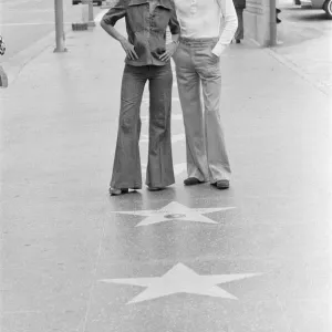 Karen and Richard Carpenter, The Carpenters, pictured in Hollywood, Los Angeles Karen and Richard Carpenter, The Carpenters, pictured in Hollywood, Los Angeles