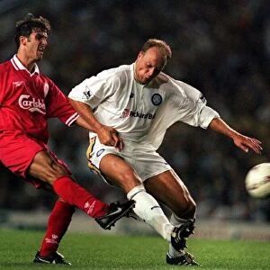 Karl Heinz Riedle scores Liverpools 2nd goal August 1997 against Leeds United at
