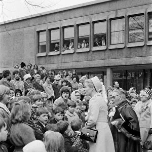 Katharine, Duchess of Kent, opens the new Civic Centre in Castleford, West Yorkshire