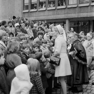 Katharine, Duchess of Kent, opens the new Civic Centre in Castleford, West Yorkshire Katharine, Duchess of Kent, opens the new Civic Centre in Castleford, West Yorkshire