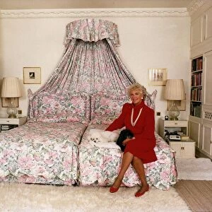 Katie Boyle Columnist relaxing at home