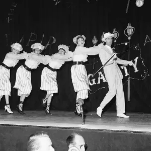 Kay Kendall and Cast Rehearsals Print, London Palladium 1958 Kay Kendall and Cast Rehearsals Print, London Palladium 1958