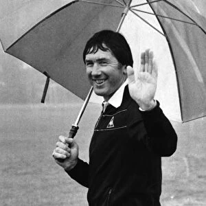 Keith Burkinshaw Tottenham Hotspur Manager prepares for his last match as manager of