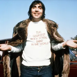 Keith Moon Print, 1975 The Who Drummer Keith Moon Print, 1975 The Who Drummer