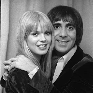 Keith Moon and girlfriend Annette Lax 1975