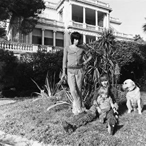 Keith Richards & Anita Pallenberg at their home, the rented Villa Nellcote