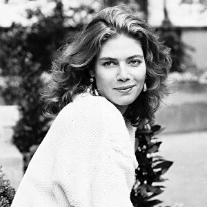 Kelly McGillis American actress in London to publicise her new film Witness