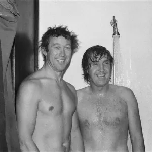 Ken Brown and manager John Bond, who played together at Wembley in 1964 Ken Brown and manager John Bond, who played together at Wembley in 1964