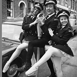 Ken Dodd - comedian from Liverpool. Ken Dodd with his assistants Kim