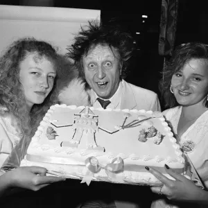 Ken Dodd joins forces with Jimbo the clown and the kids at the Albert Dock