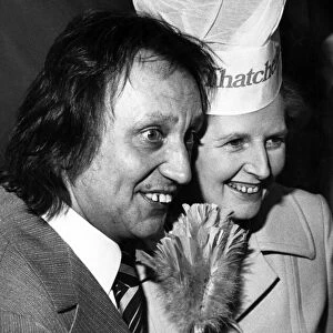 Ken Dodd and Margaret Thatcher. 10th June 1978
