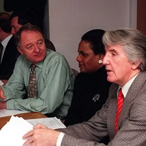 Ken Livingstone with Dennis Skinner and Diane Abbott at the National Executive Committee