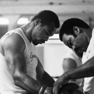 Ken Norton Training Print, 23rd September 1976