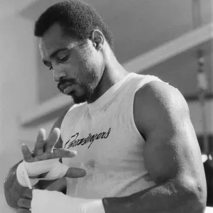 Ken Norton training at the Solar Gym ahead of his third title fight with Muhammad Ali Ken Norton training at the Solar Gym ahead of his third title fight with Muhammad Ali