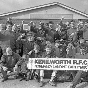 Kenilworth RFC under-16s bade farewell yesterday as they left for their four-day tour of