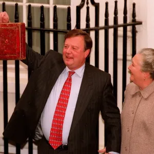 Kenneth Clarke MP Chancellor of the Exchequer with wife Gillian on budget day Kenneth Clarke MP Chancellor of the Exchequer with wife Gillian on budget day