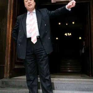 Kenneth Clarke MP Standing outside the treasury Dbase Kenneth Clarke MP Standing outside the treasury Dbase
