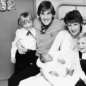 Kenny Dalglish footballer Liverpool FC with his wife Marina new baby Linsey son Paul