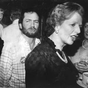 Kenny Everett Print with Margaret Thatcher at Conservative Party Convention Kenny Everett Print with Margaret Thatcher at Conservative Party Convention