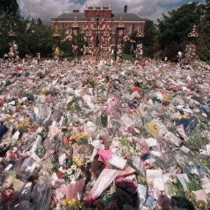 Kensington Palace September 1997 Flowers Floral Tributes to Princess Diana