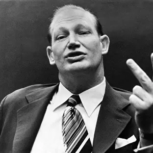 Kerry Packer, Australian media tycoon, the man behind the controversial World Series