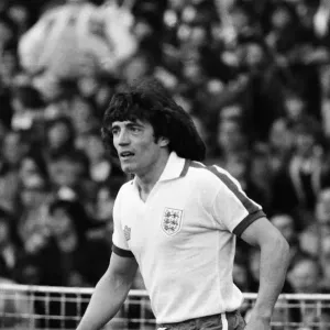 Kevin Keegan during the England v Wales game, British Championships Kevin Keegan during the England v Wales game, British Championships