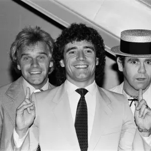 Kevin Keegan pictured with Freddie Starr and Elton John Kevin Keegan pictured with Freddie Starr and Elton John