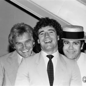 Kevin Keegan pictured with Freddie Starr and Elton John Kevin Keegan pictured with Freddie Starr and Elton John
