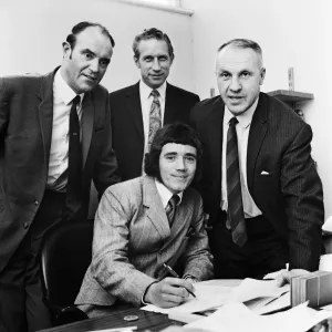 Kevin Keegan Signs for Liverpool Print, 3rd May 1971 Kevin Keegan Signs for Liverpool Print, 3rd May 1971