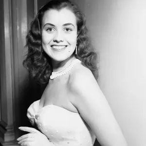 Miss World 1951 Print: Kicki Hakansson's Coronation