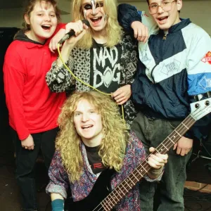 Baverstock School Visit to Rich Bitch Studios Print 22nd November 1991