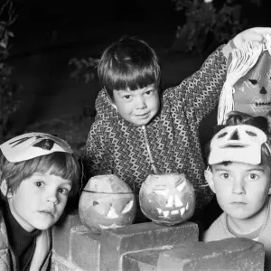 Kids Halloween party at Rousden Close Birmingham. 30th October 1978 Kids Halloween party at Rousden Close Birmingham. 30th October 1978