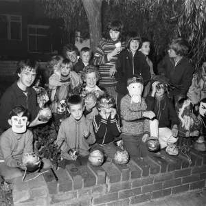 Kids Halloween party at Rousden Close Birmingham. 30th October 1978 Kids Halloween party at Rousden Close Birmingham. 30th October 1978