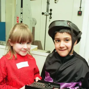 Some of the kids of West Heath School and Victoria School in Northfield who went on a