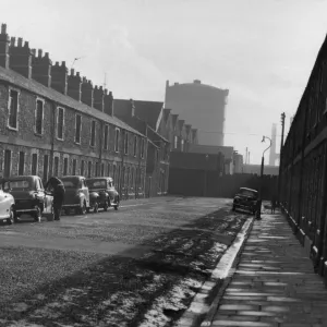 Kilcattan Street, Adamsdown, Cardiff 1961 Print