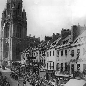 King George v and Queen Mary visit Bristol in June 1925