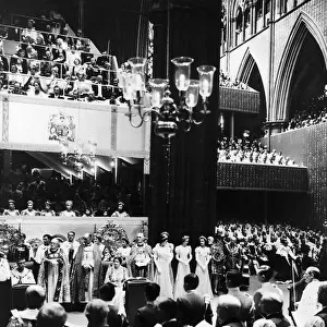 King George VI Coronation 1937 with Queen Mother May 1937
