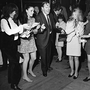 King of Rock and Roll Bill Haley and his Comets gave a reception at a West End nightclub