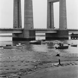 Kingsferry Bridge, which connects the Isle of Sheppey to mainland Kent Kingsferry Bridge, which connects the Isle of Sheppey to mainland Kent