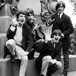 The Kinks pop group with Mick Avory, Pete Quaife, Dave Davies