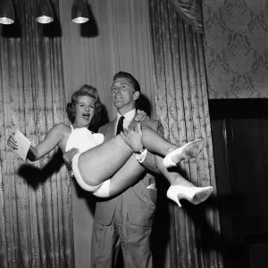 Kirk Douglas at Viking Beauty Contest Print, 7th July 1958