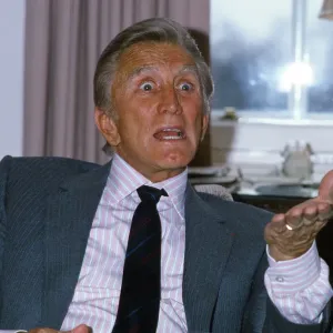 Kirk Douglas, who is appearing in the film Tough Guys'. April 1987
